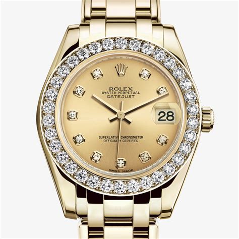 rolex oro e diamanti donna|rolex official site.